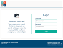 Tablet Screenshot of fiduciarybriefcase.com